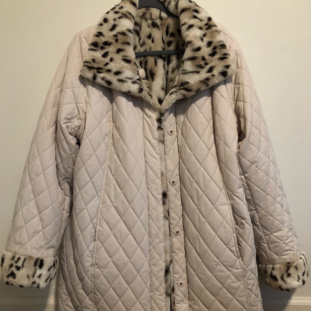 COPY - Dennis Basso Faux Fur Unisex XL Coat